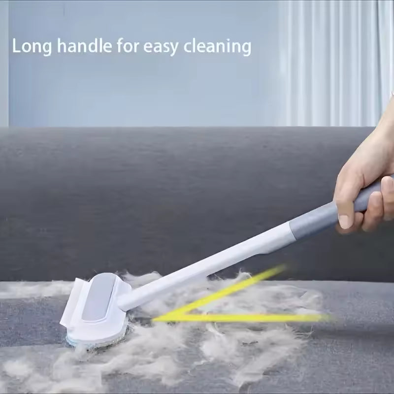 Long-Lasting Nylon Pet Hair Remover Brush with Ergonomic Handle - Ideal for Dog Grooming and Efficient Cleaning