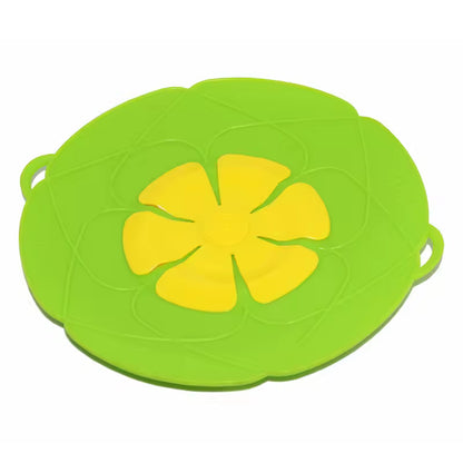 Silicone Lid Spill Stopper Cover For Pot Pan Kitchen Accessories Cooking Tools Flower Cookware Home Kitchen 26cm