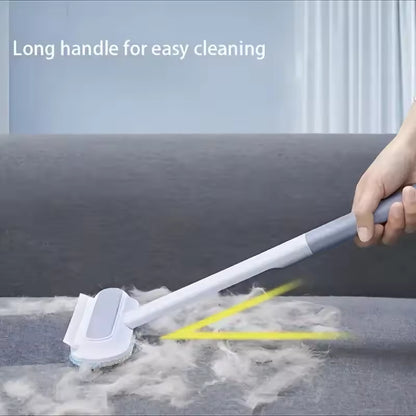 Long-Lasting Nylon Pet Hair Remover Brush with Ergonomic Handle - Ideal for Dog Grooming and Efficient Cleaning