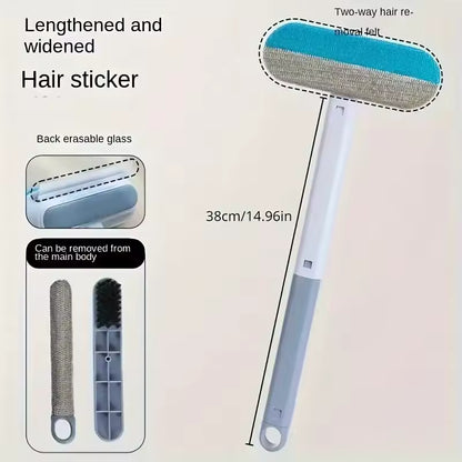 Long-Lasting Nylon Pet Hair Remover Brush with Ergonomic Handle - Ideal for Dog Grooming and Efficient Cleaning