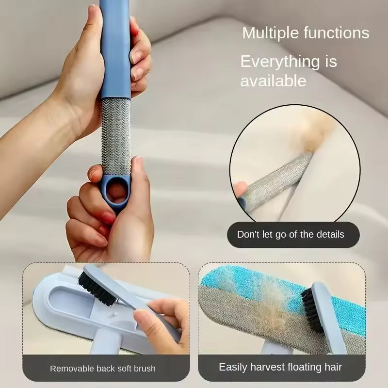 Long-Lasting Nylon Pet Hair Remover Brush with Ergonomic Handle - Ideal for Dog Grooming and Efficient Cleaning