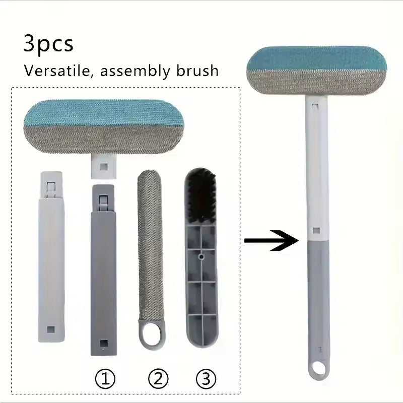 Long-Lasting Nylon Pet Hair Remover Brush with Ergonomic Handle - Ideal for Dog Grooming and Efficient Cleaning