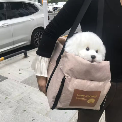 Pet Products Portable Console Booster Dog Car Seat & Carrier for Small Dogs & Cats,Car Seat for Center Car Armrest Safety Tether